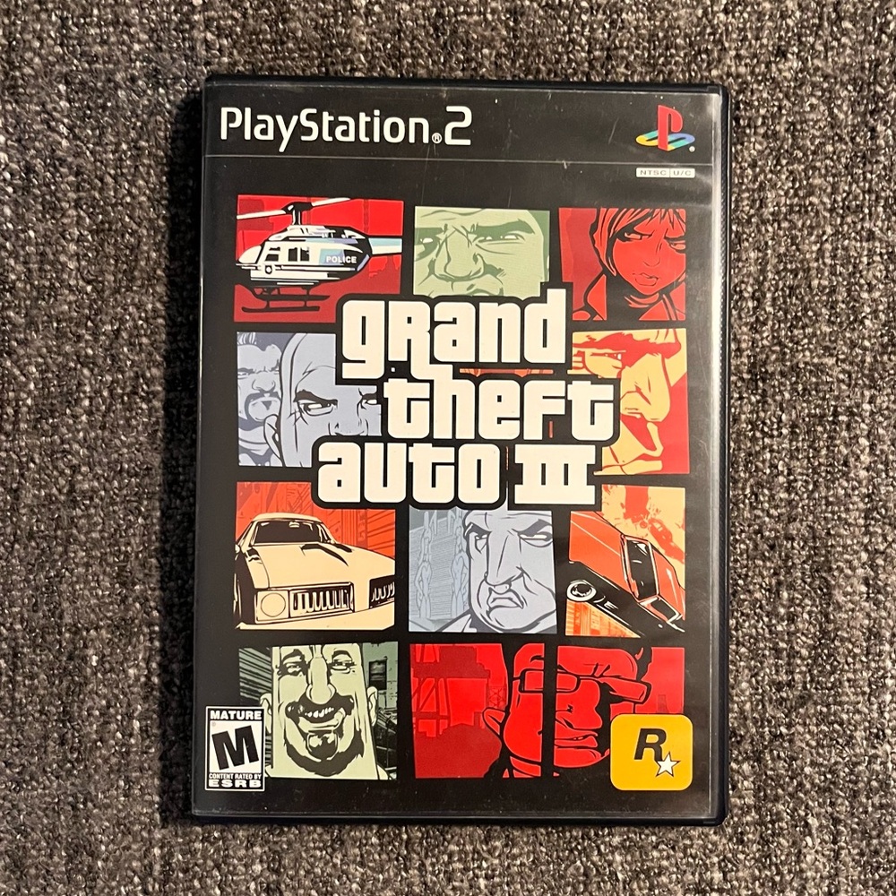 Grand Theft Auto III Sony Playstation 2 PS2 Game